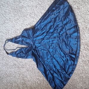 Lulus deep blue backless mini dress